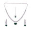 Rhodium Plated Royal Ivy Necklace Set