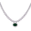 Rhodium Plated Royal Ivy Necklace Set