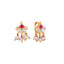 Laado Pearl Drops Top Clip Bugadi Earrings