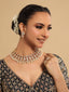 22K Gold Plated Phoolkari Kundan Bridal Necklace Set