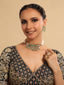 22K Gold Plated Ziva Pearl Bridal Choker Necklace Set
