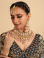 22K Gold Plated Blush Radiance Bridal Necklace Set