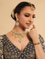 22K Gold Plated Floral Swirl Bridal Necklace Set