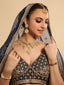 22K Gold Plated Floral Swirl Bridal Necklace Set