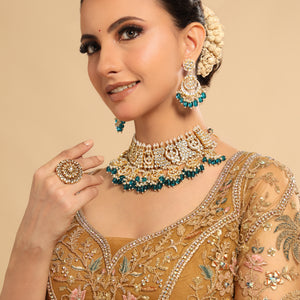 22K Gold Plated Mayirah Bridal Necklace Set