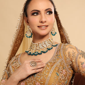 22K Gold Plated Mayirah Bridal Necklace Set