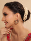 Kanika Floral Multi-color Hoop Earrings
