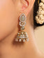 22K Gold Plated Aureate Swirl Jhumki Earrings