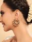 Kanika Floral Hoop Earrings