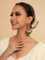 22K Gold Plated Mayura Grace Statement Dangler Earrings