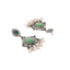 Olive Glow Drop Earrings