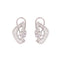 American Diamond Floral Arc Pendant Set