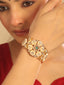 Zeenat Kundan & Pearl Bracelet