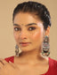 Temple Aura Chandbali Earrings