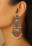 Temple Aura Chandbali Earrings