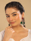 Rangrez Dual Tone Dangler Earrings