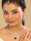Rhodium Plated Royal Ivy Necklace Set