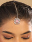 Rhodium Plated Pink Whisper Necklace Set