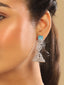 Rhodium Plated Vivid Sage Necklace Set