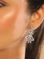 Rhodium Plated Soft Bloom Necklace Set
