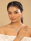 Rhodium Plated Mint Charm Necklace Set