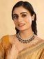 22K Gold Plated Azure Dusk Kundan Necklace