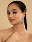 Rhodium Plated Eternal Flora Dangler Earrings