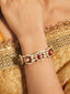 22K Gold Plated Red Serene Pochi Bangles