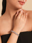 American Diamond Celeste Curve Openable Bracelet
