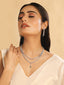 Crystal Luster Cubic ZIrcon Necklace Set