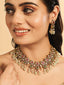 18K Gold Plated Divine Gold Tone Beaded Necklace Set