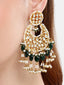 22K Gold Plated Rani Chandbali Earrings