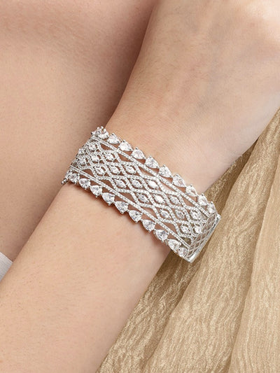 American Diamond Tiara Bloom Bracelet