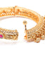 Gold Plated Emerald Heritage Bangle Set
