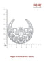 Unisex Luna Crest Brooch