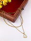 Multi-Chain Heart Shaped Necklace
