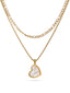 Multi-Chain Heart Shaped Necklace