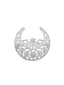 Unisex Luna Crest Brooch