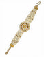 Nuyug 22K Gold Plated Pearl Garden Kundan Bracelet