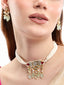 22K Gold Plated Kavya Choker Necklace Set