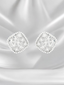 Diamond Cut Stud Earrings