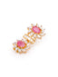 Ruby Sunburst Gala Necklace Set
