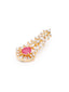 American Diamond Velora Crimson Vine Necklace Set