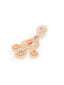 Crimson Bloom Chandeliers Earrings