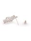 Modest Floral American Diamond Earrings