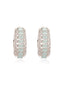 Crystal Ladder American Diamond Hoops