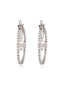 Serene Baguette Hoops