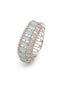 Crystal Ladder American Diamond Hoops