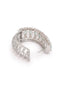 Crystal Ladder American Diamond Hoops