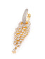 American Diamond Vine Dual-Style Chandeliers Earrings